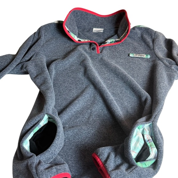 Columbia PFG Snap Pullover – Men’s Large,Blue with plaid trim, fishing gear - Picture 4 of 13